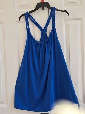 Royal Blue Braided Racerback Tank